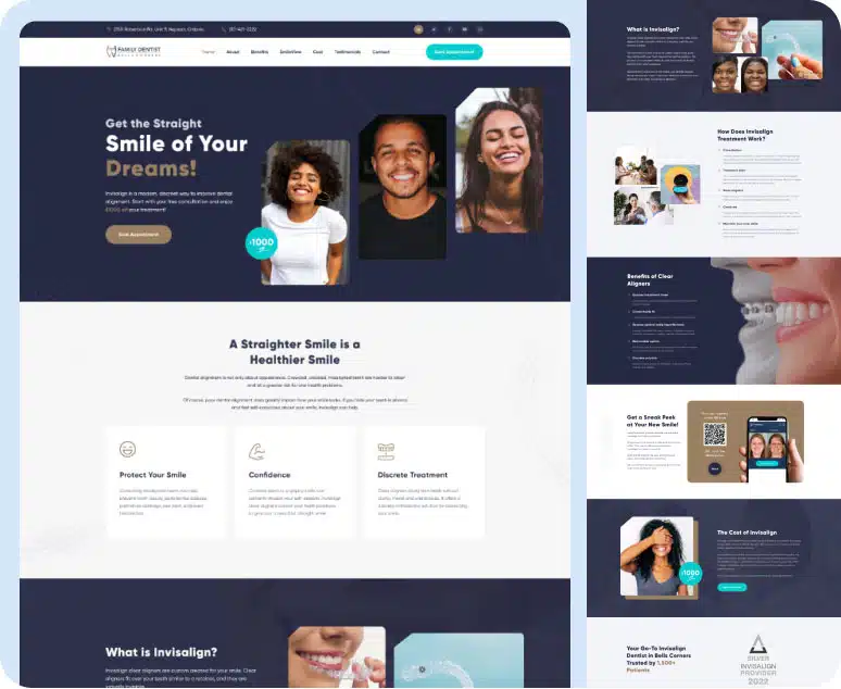 Dental Website Design Portfolio - 2